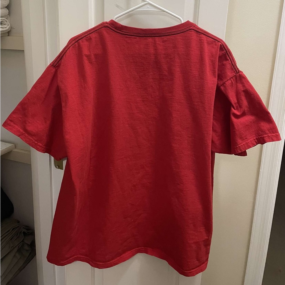 ❌ SOLD ❌ Cincinnati Reds Stitched Script T-Shirt - Picture 3 of 4